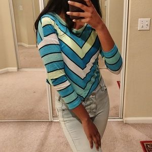 cropped top with embroidery on back